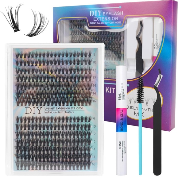Other - Lash Extension Kit 280Pcs, Lash Clusters Kit D Curl Individual Lashes Kit